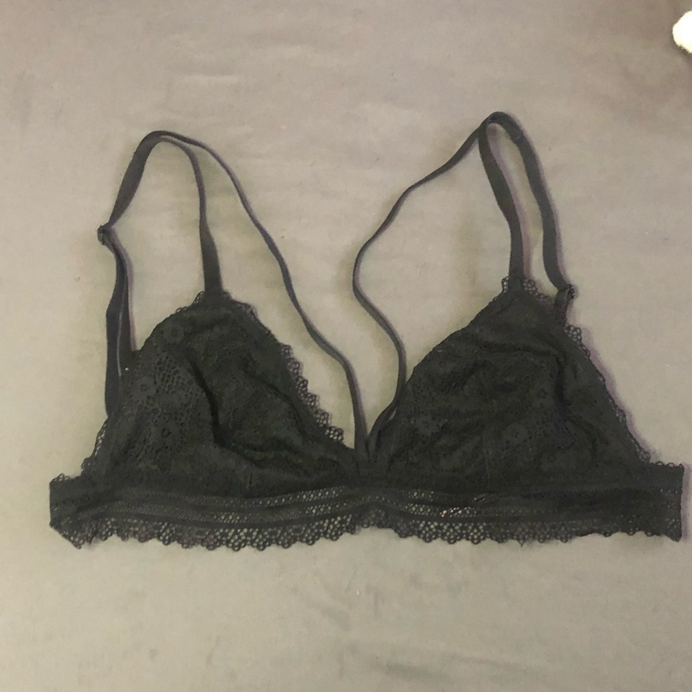 VS crochet cross bralette